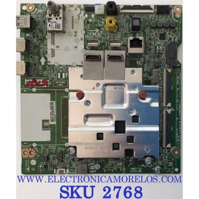 MAIN PARA TV LG 4K UHD SMART TV / NUMERO DE PARTE EBT66467201 / EAX69109604(1.0) / RU05T8A0JX / PANEL NC550EQH-AAHH5 / MODELO 55NAN085UNA.BUSWLOR